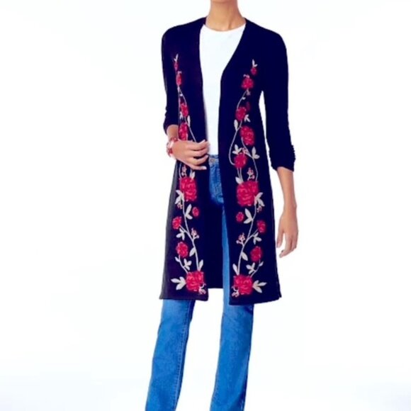 STYLE & CO (Macy's) Long Duster Cardigan - Picture 15 of 15